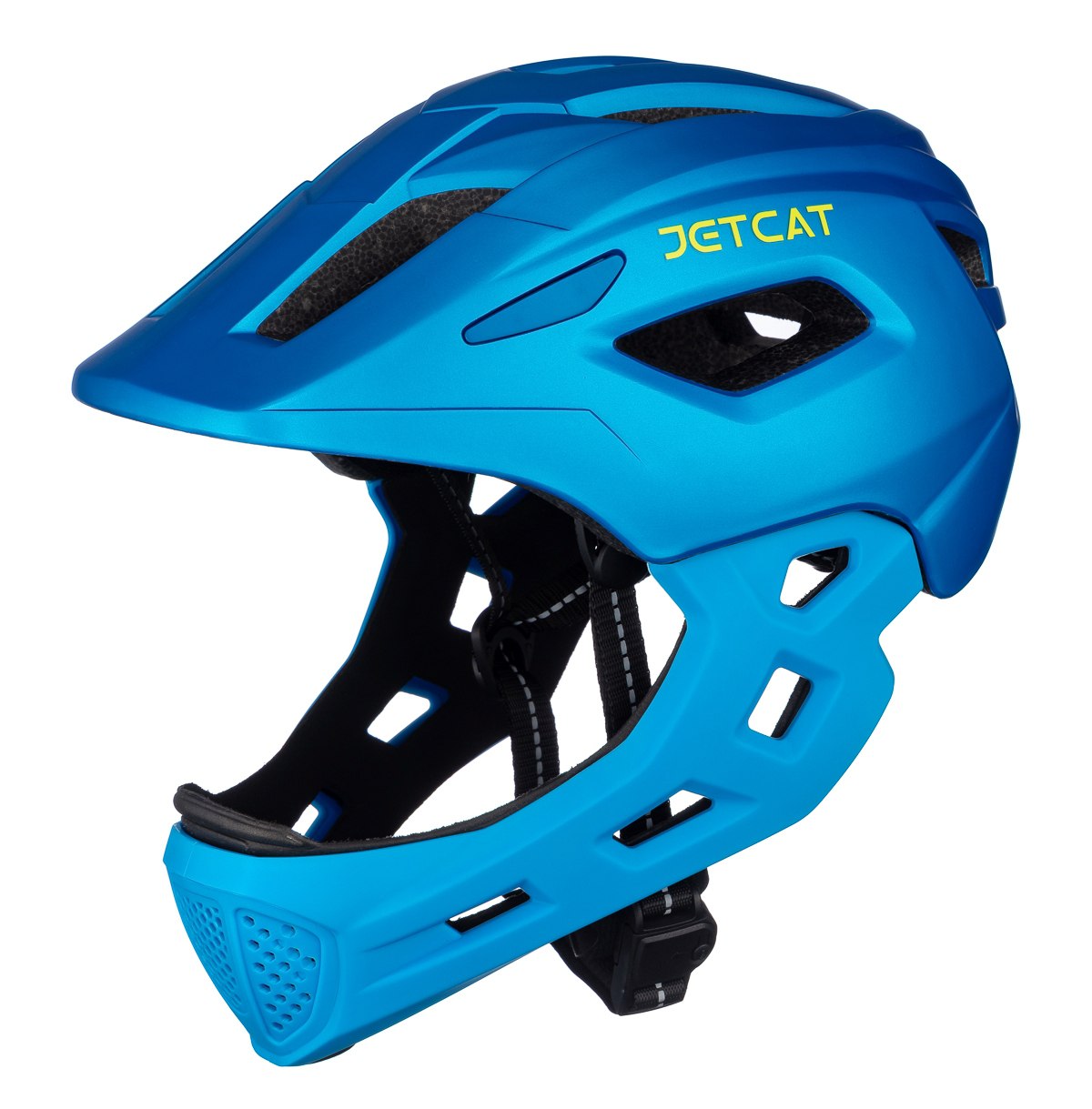 Шлем защитный детский JetCat Start Blue размер S 52-56 см велосипедный шлем защитный универсальный sportex jr f11721 1 голубой