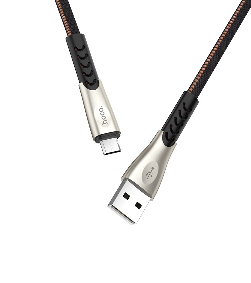 

Кабель для мобильных устройств USB Type-C-USB Hoco U48 1.2м черный, U48