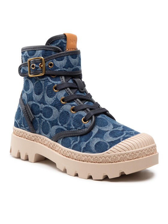 

Ботинки Trooper Denim Boot CA510 Coach синий 37 EU, Trooper Denim Boot CA510