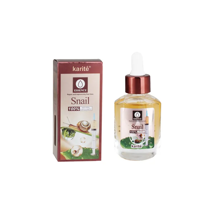 Сыворотка для лица с муцином улитки 100% Karite Snail essence 30 мл