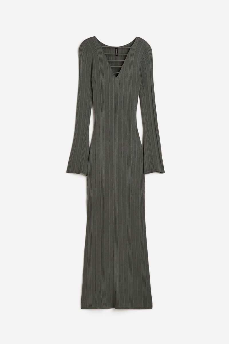 

Платье женское H&M 1215803 зеленое XL, Зеленый, 1215803