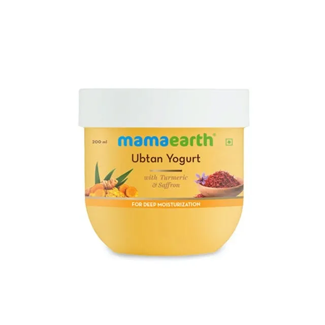 

Увлажняющий йогурт для тела с куркумой и шафраном Mamaearth Ubtan Yogurt 200 мл