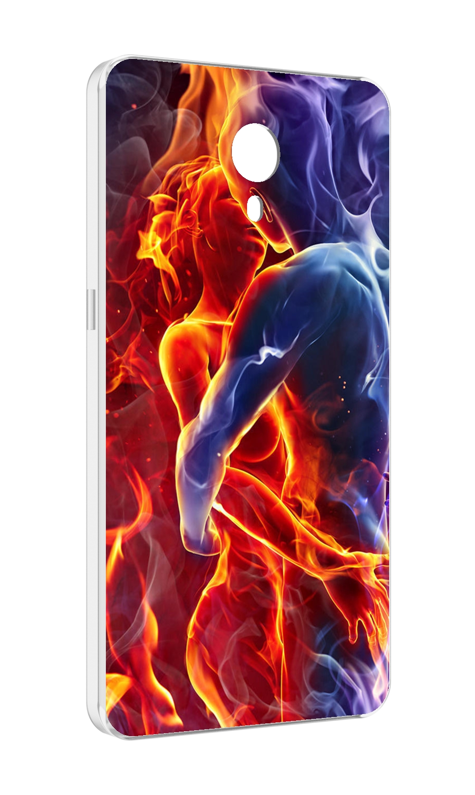 

Чехол MyPads Огонь-вода для Meizu M3 Note, Прозрачный, Tocco