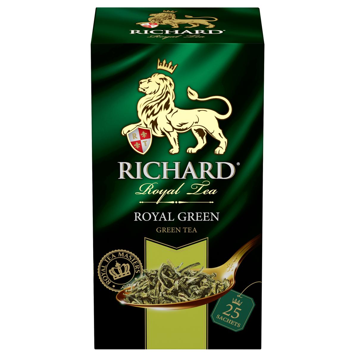 Чай зеленый Richard royal green 25 пакетиков