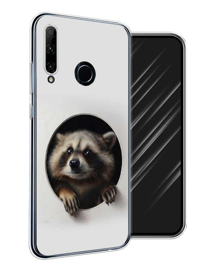 

Чехол Awog на Huawei P Smart Plus 2019 "Будь собой", Черный;серый;желтый, 69250-6