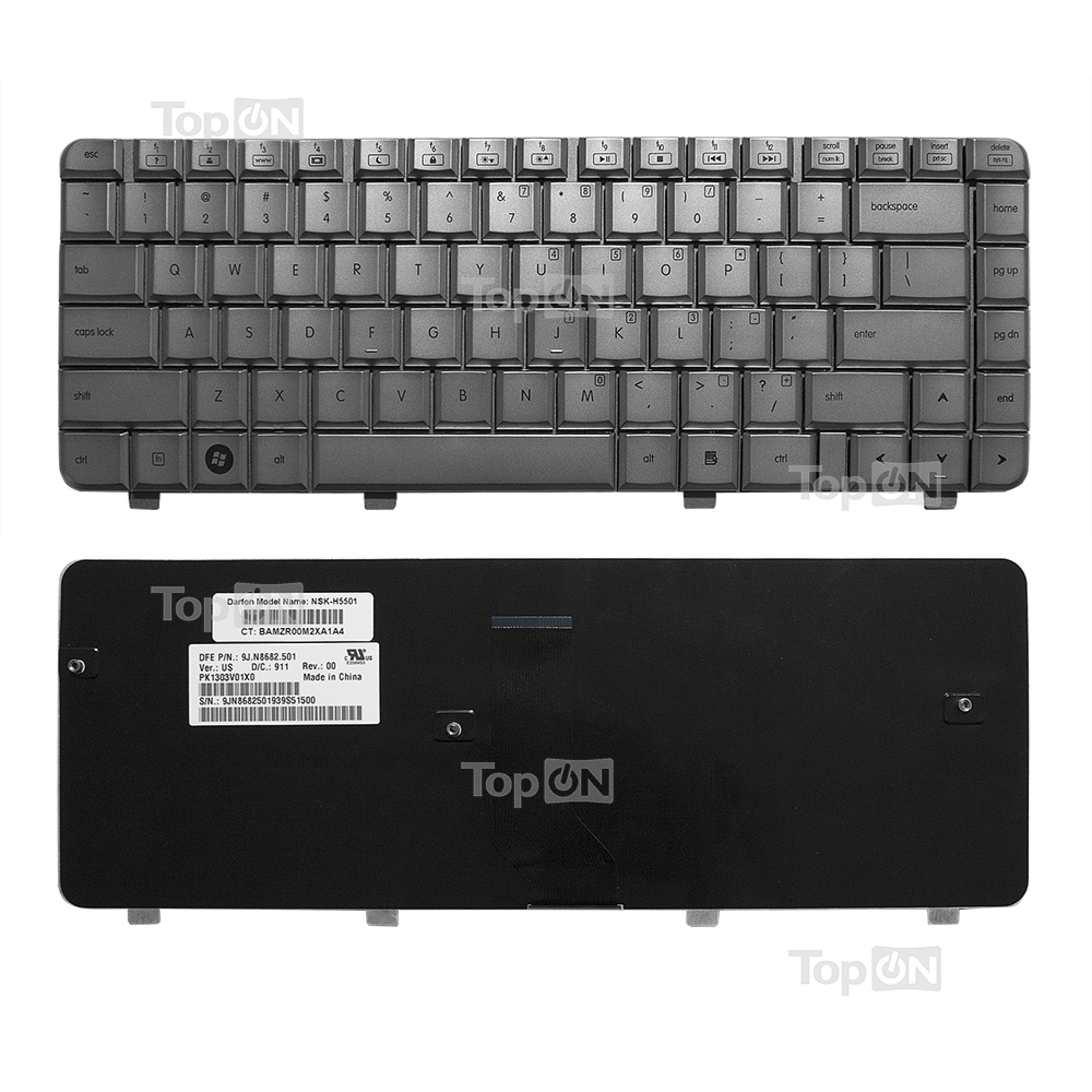 фото Клавиатура для ноутбука hp pavilion dv4-1000, dv4-1050er, dv4-1150er, dv4-1210er series. п ru