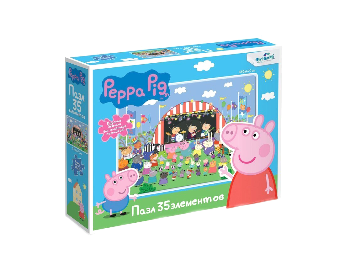 

Пазлы Origami 35 элементов, maxi, Peppa Pig, Большой концерт, 35 элементов, maxi, Peppa Pig, Большой концерт
