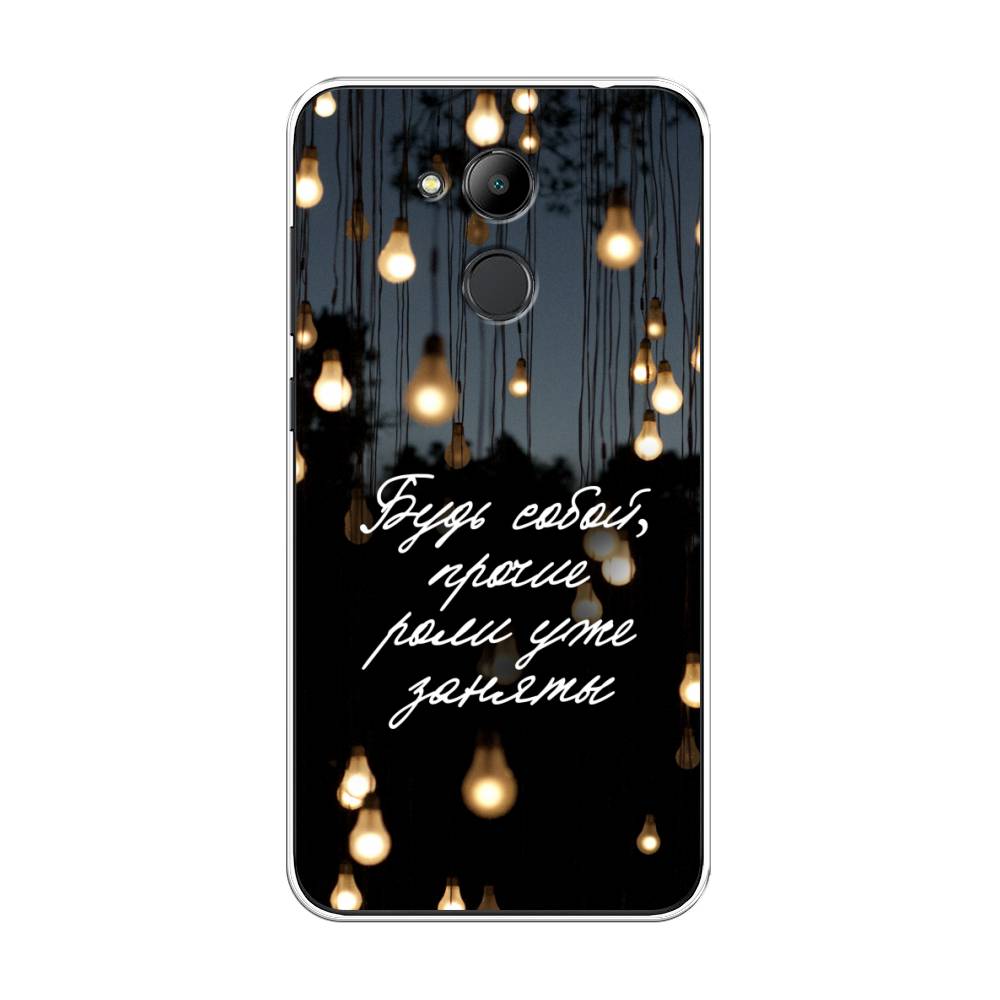 

Чехол Awog на Honor 6C Pro "Будь собой", Черный;серый;желтый, 63850-6