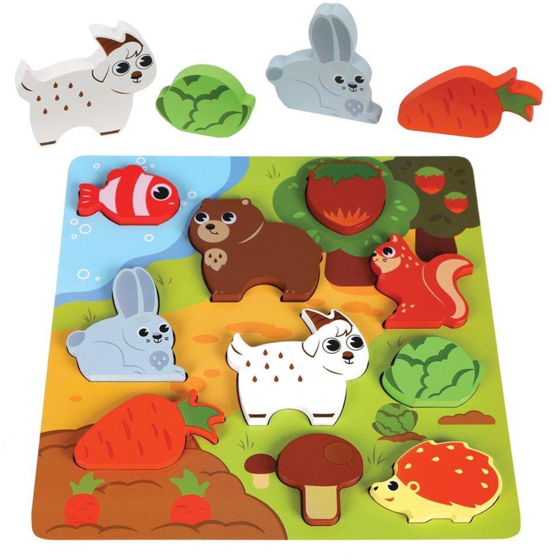 фото Игровой набор mapacha кто что ест, животные фермы: 10 элементов, 20 см 76796