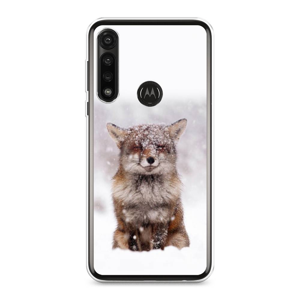 

Чехол на Motorola Moto G Power 2020 "Зимняя лиса", Белый;серый;коричневый, 242650-1