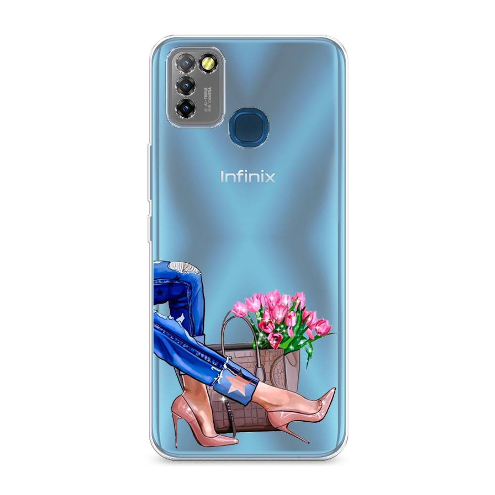 

Чехол Awog на Infinix HOT 10 Lite "Каблучки", Разноцветный, 3100350-7