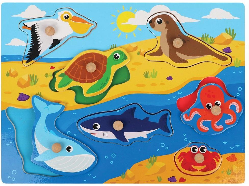 фото Игровой набор mapacha животные океана: 7 элементов, 29,5*21,5 см 76792