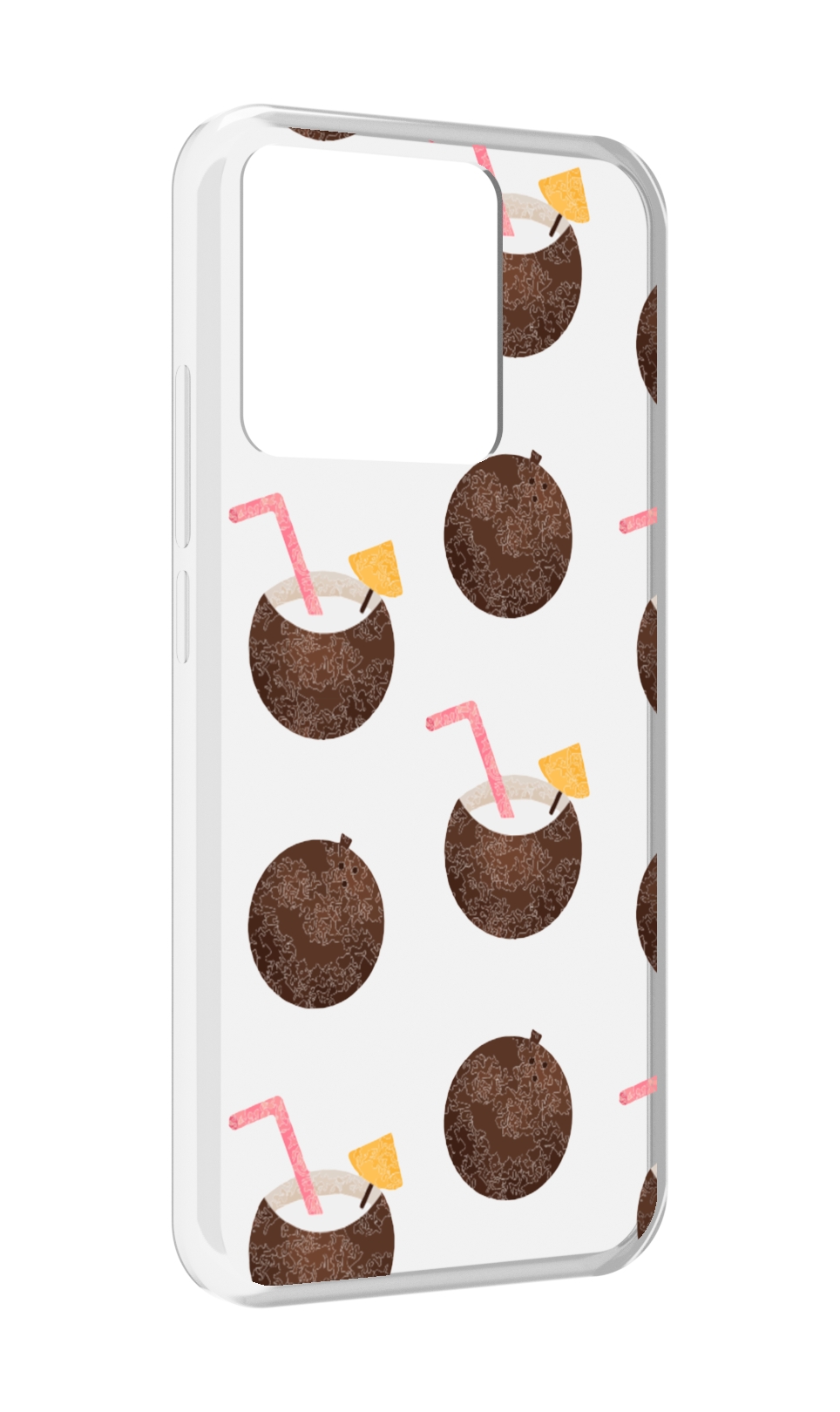 Чехол MyPads Tocco для Xiaomi Redmi 10A кокосики