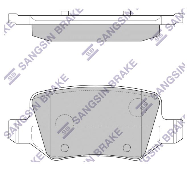 

Колодки задние MERCEDES A W168, VIANO (414) SP1748