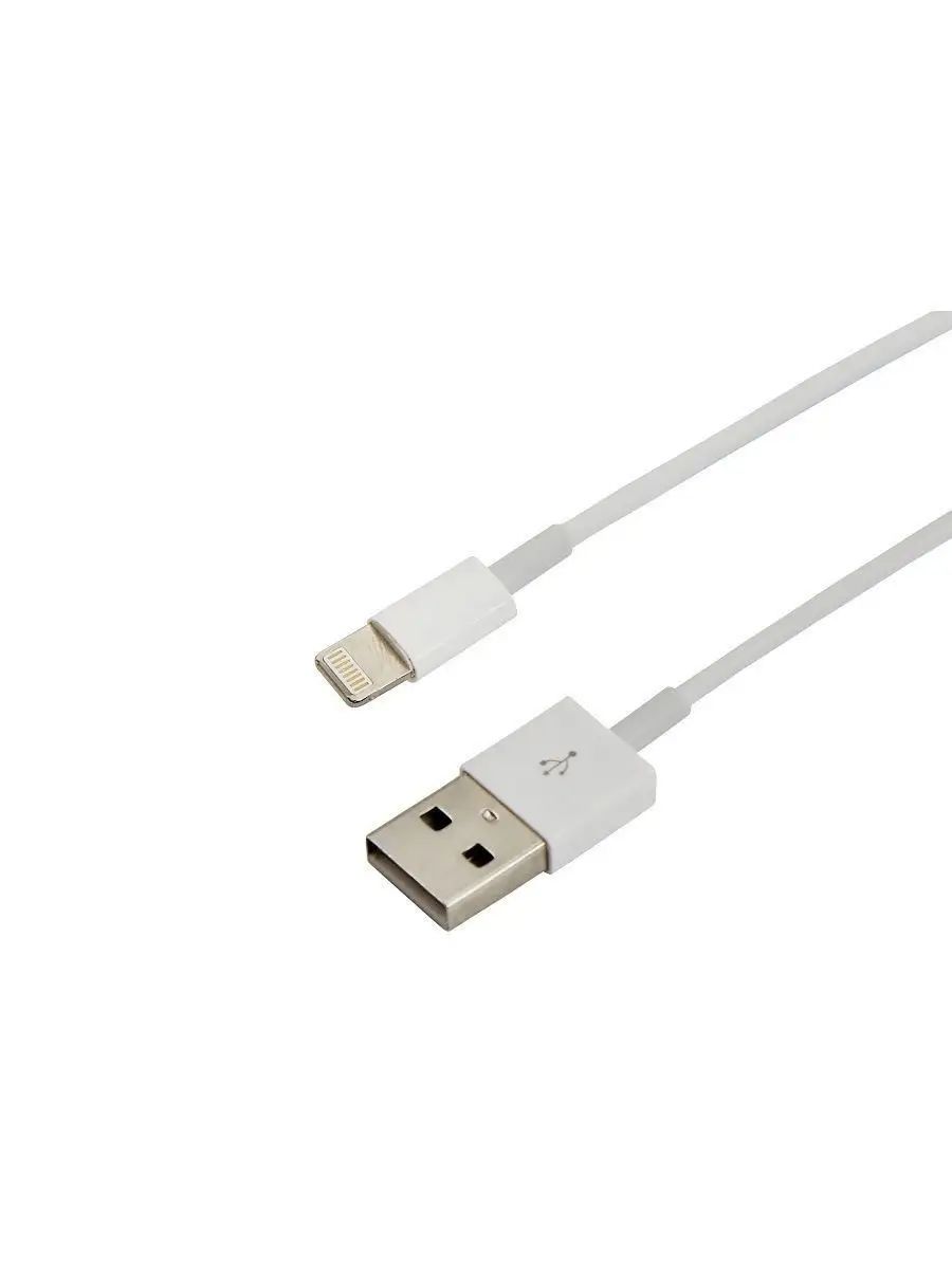 

USB кабель для iPhone 5/6/7 моделей шнур 1 м белый