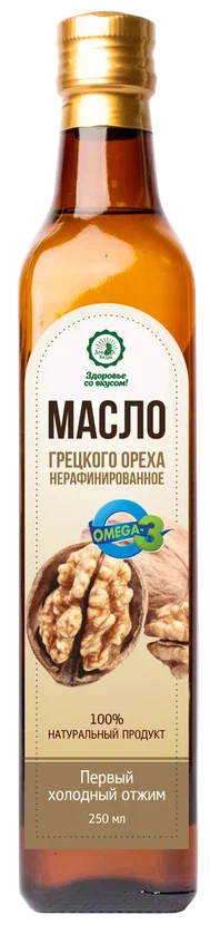 

Масло грецкого ореха Здоровье со вкусом 250 мл