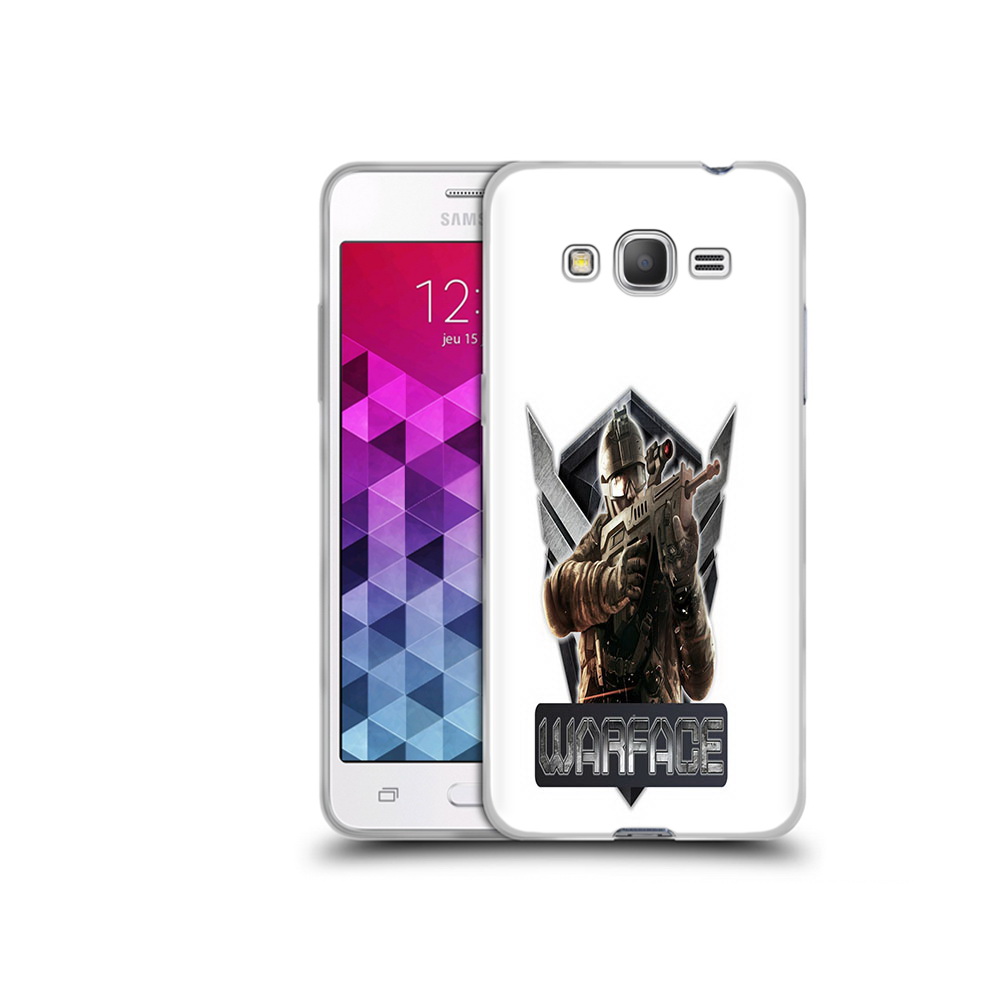 

Чехол MyPads Tocco для Samsung Galaxy Grand Prime игра про войну, Прозрачный, Tocco