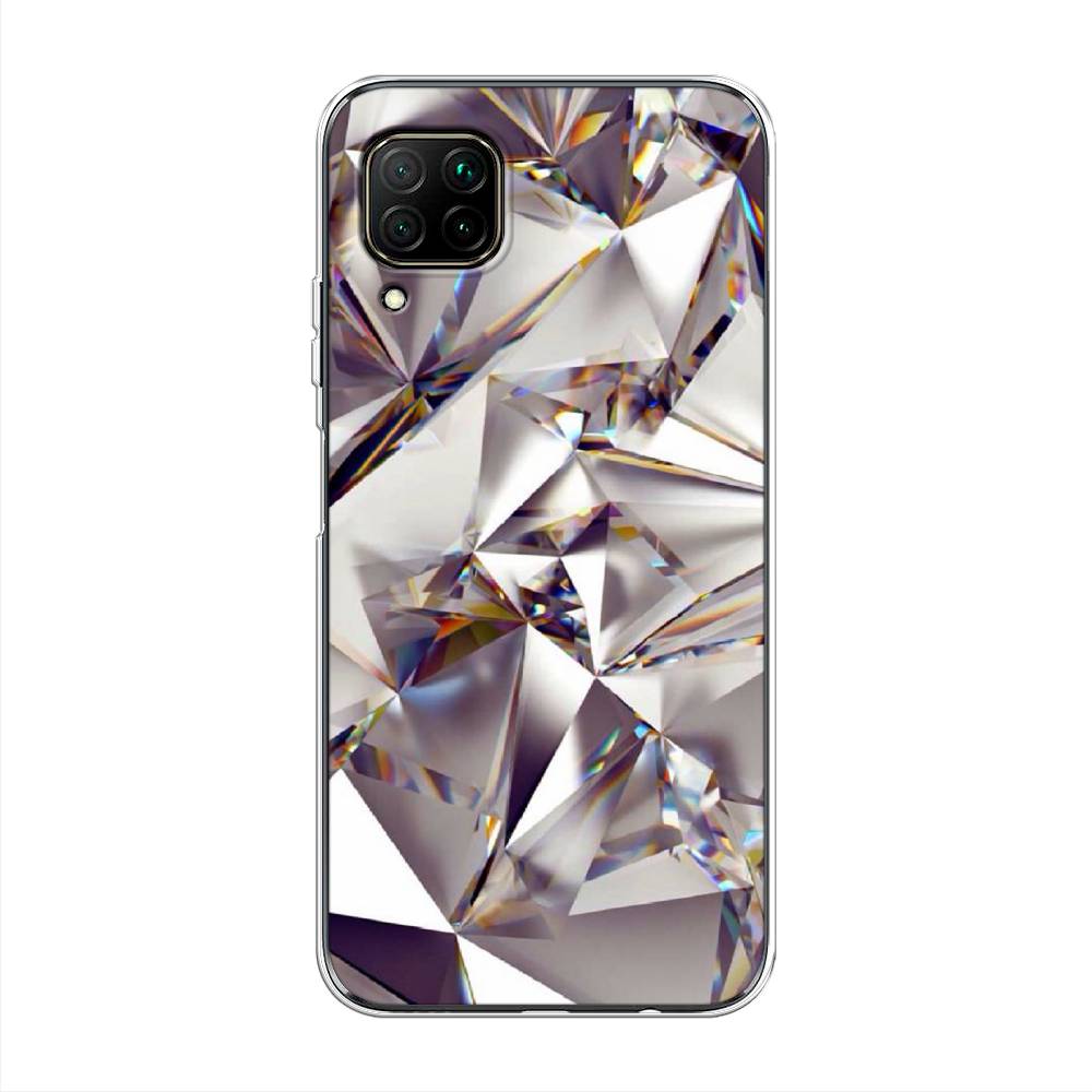 

Чехол Awog на Huawei Nova 6 SE "Бриллианты", Серебристый;бежевый, 611750-7