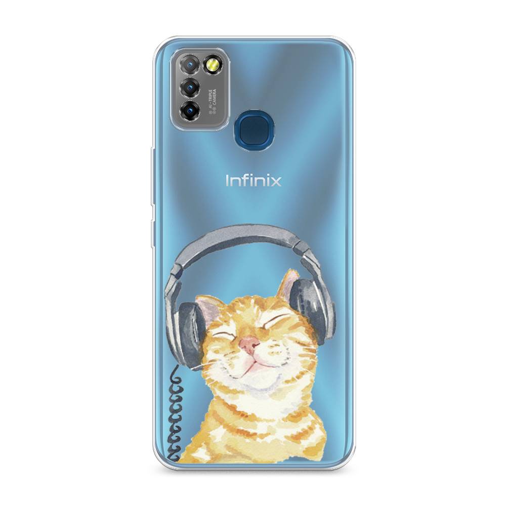 

Чехол Awog "Кот меломан" для Infinix HOT 10 Lite