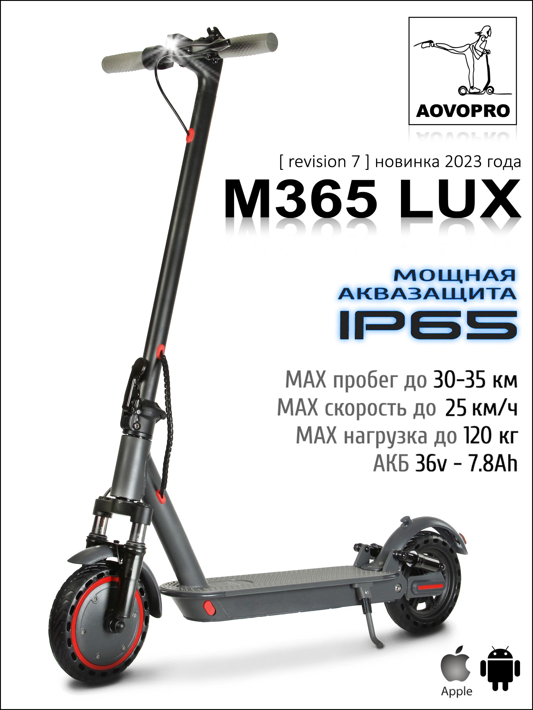 Электросамокат AOVO M365 PRO LUX 2024 3550000₽