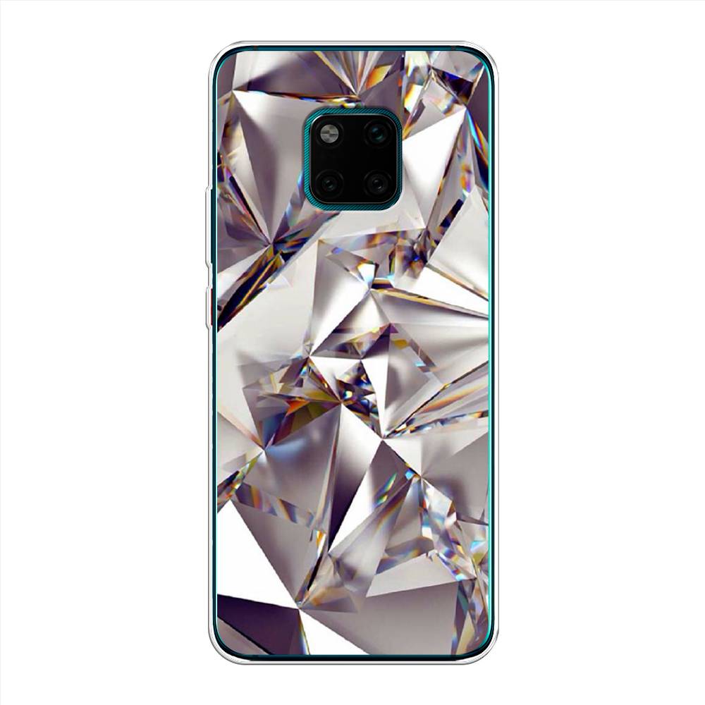 

Чехол Awog на Huawei Mate 20 Pro "Бриллианты", Серебристый;бежевый, 67050-7