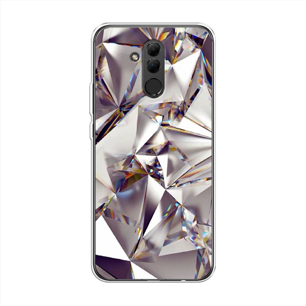 

Чехол Awog на Huawei Mate 20 Lite "Бриллианты", Серебристый;бежевый, 66650-7