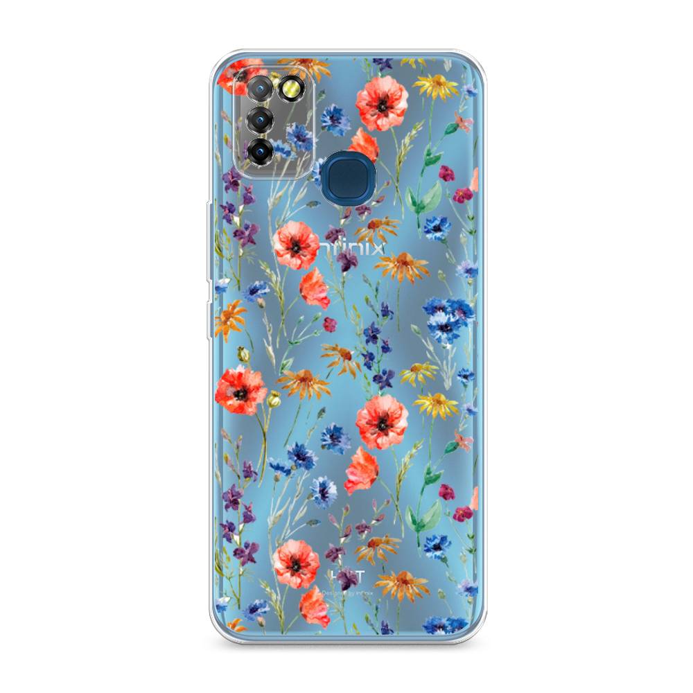 

Чехол Awog "Маки и васильки фон" для Infinix HOT 10 Lite, 3100350-8