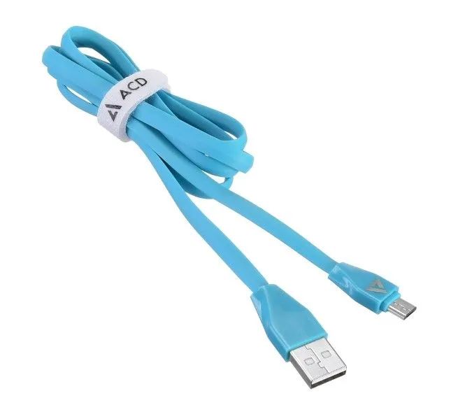 USB кабель ACD-Life MicroUSB   USB-A TPE, 1м, синий (ACD-U920-M1L)