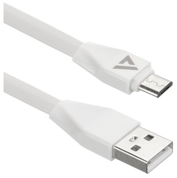 USB кабель ACD-Life MicroUSB   USB-A TPE, 1м, белый (ACD-U920-M1W)