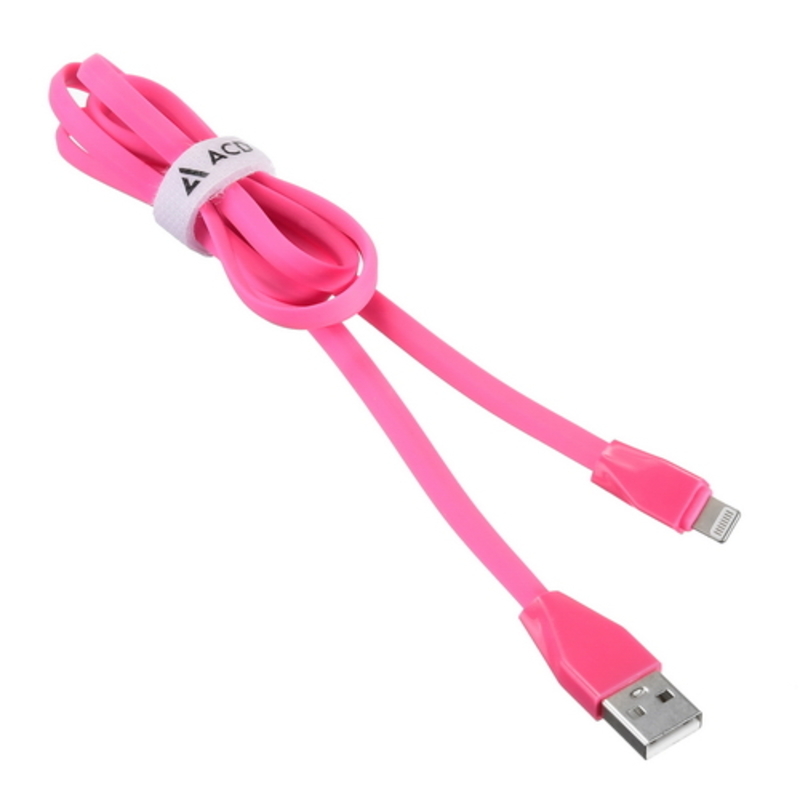 USB кабель ACD-Life Lightning   USB-A TPE, 1м, маджента (ACD-U920-P5M)