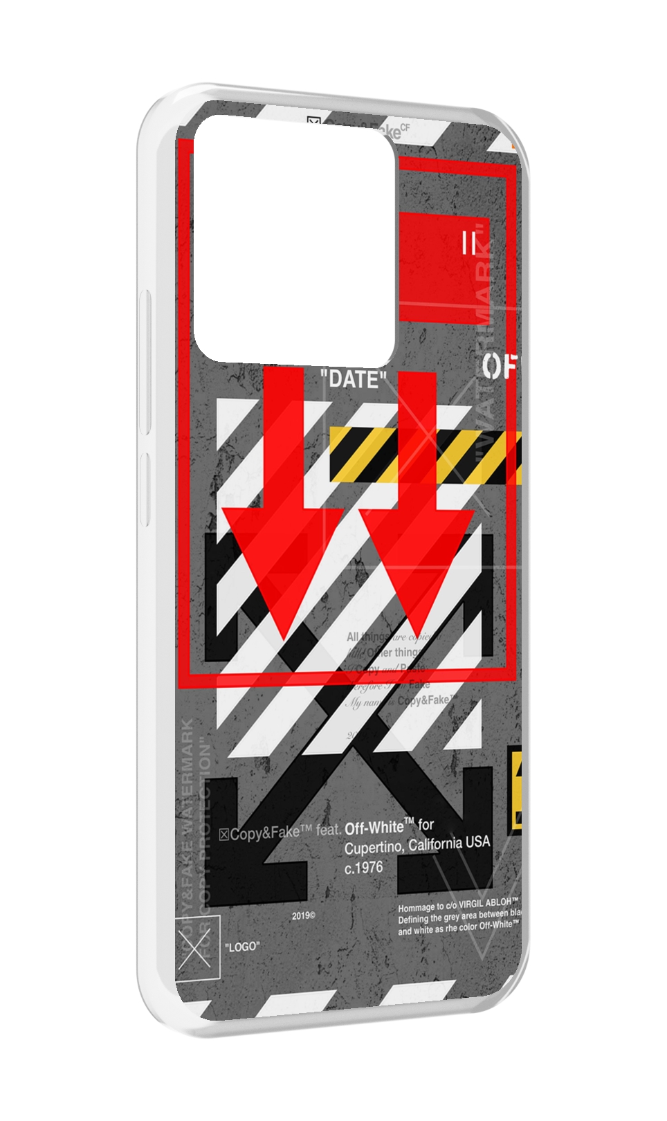 

Чехол MyPads Tocco для Xiaomi Redmi 10A знаки-логотипы, Прозрачный, Tocco