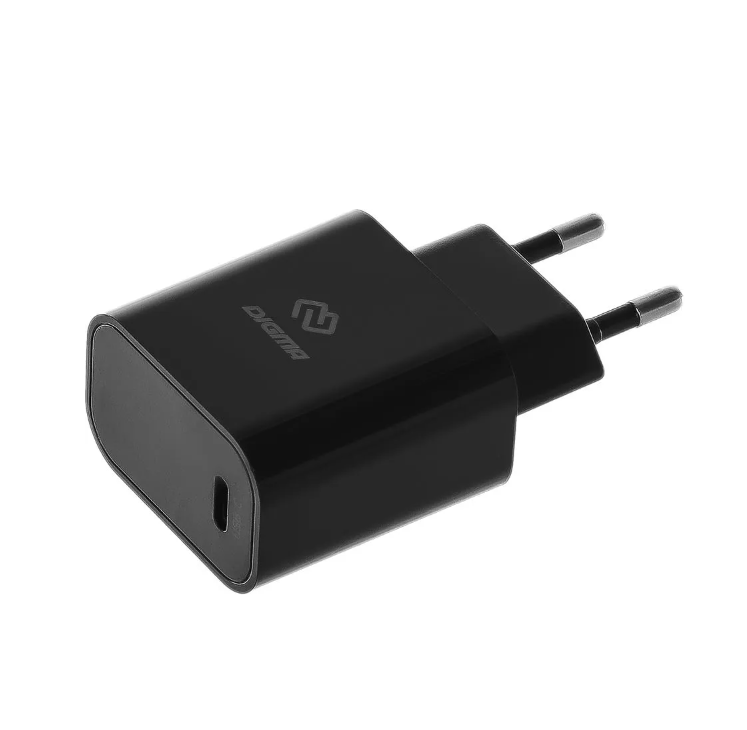 

Сетевое зарядное устройство Digma DGW2C 3A PD черный (DGW2C0F010BK)