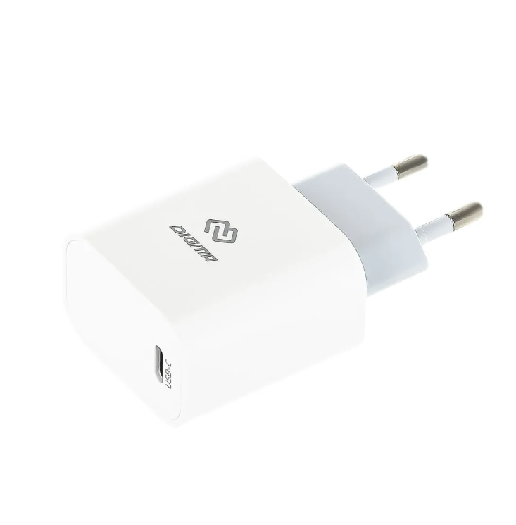 

Сетевое зарядное устройство Digma DGW2C 3A PD белый (DGW2C0F010WH)