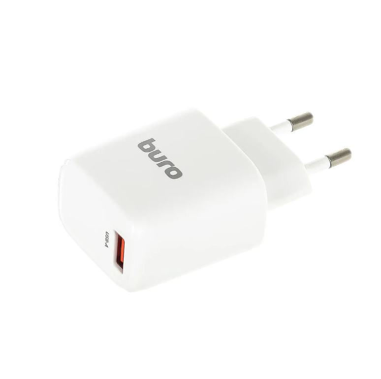 

Сетевое зарядное устройство Buro BUWG1 3A QC белый (BUWG18P100WH)