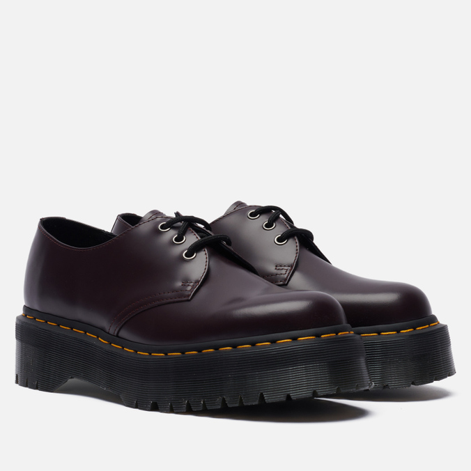 

Ботинки Dr. Martens 1461 Smooth Leather Platform бордовый, размер 36 EU, 1461 Smooth Leather Platform