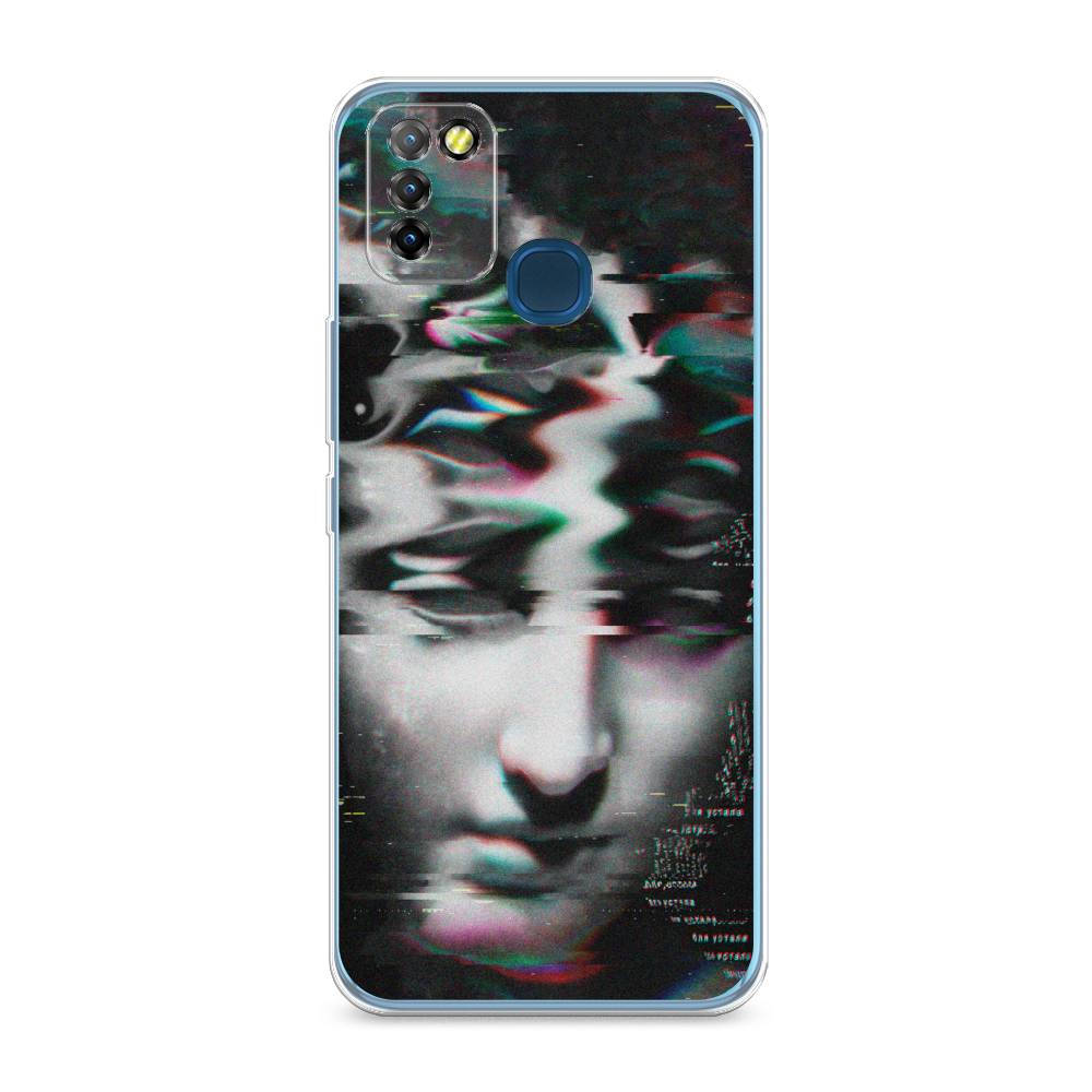 

Чехол Awog на Infinix HOT 10 Lite "Glitch Art", Разноцветный, 3100350-9