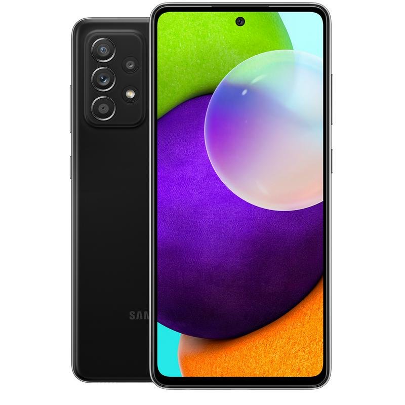 

Смартфон Samsung SM-A525F Galaxy A52F 256Gb 6Gb черный моноблок 3G 4G 6.4" Android 12 802.