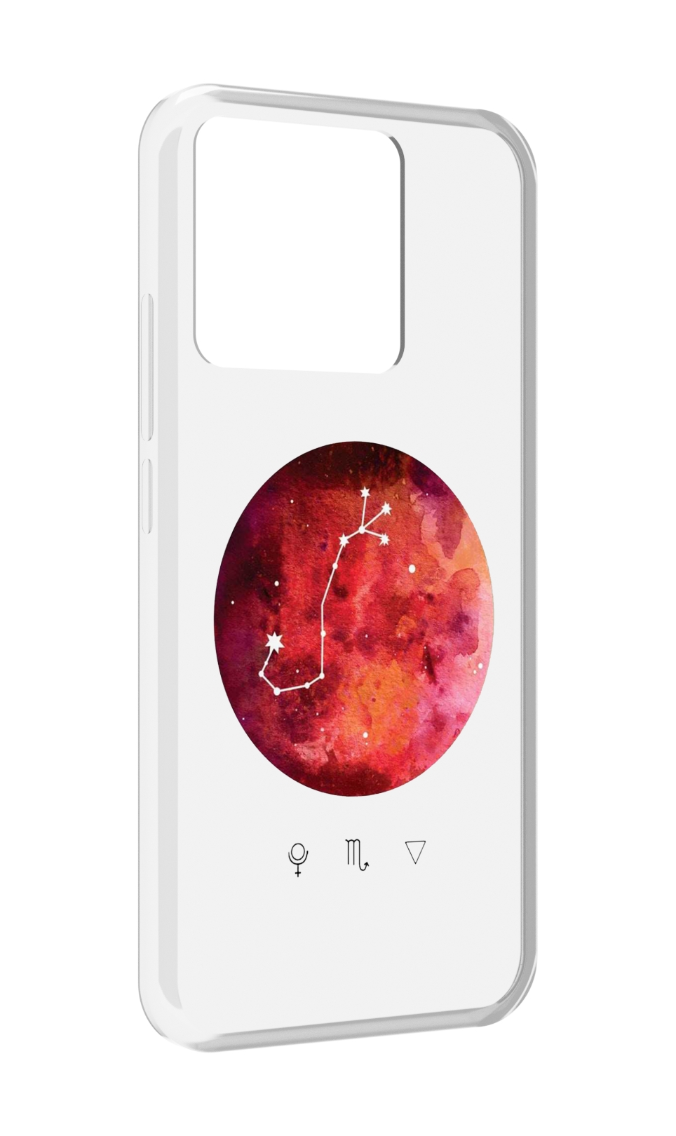 

Чехол MyPads Tocco для Xiaomi Redmi 10A знак зодиака скорпион 6, Прозрачный, Tocco