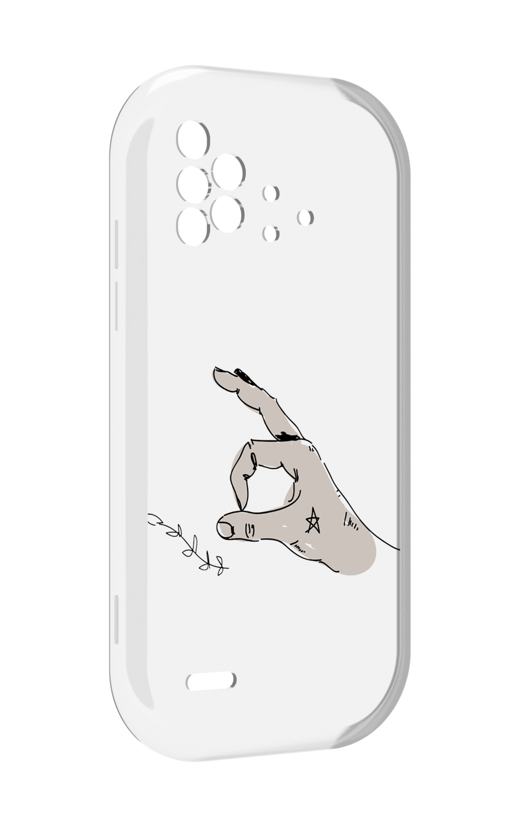 

Чехол MyPads кольцо для UMIDIGI Bison X10 / X10 Pro, Прозрачный, Tocco