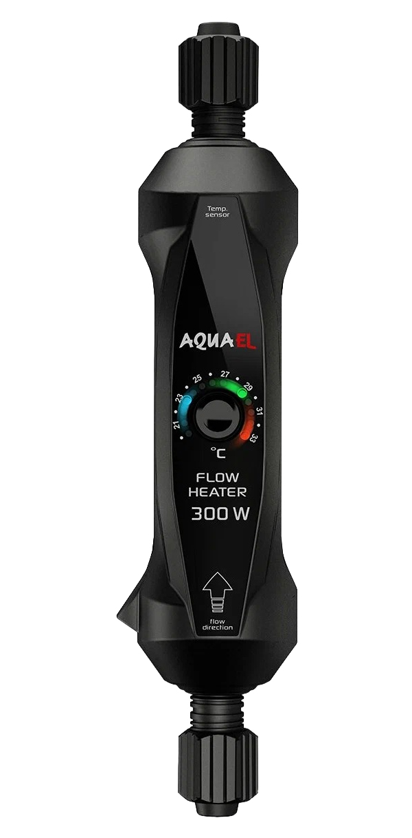фото Нагреватель проточный для аквариума aquael flow heater, 300 вт