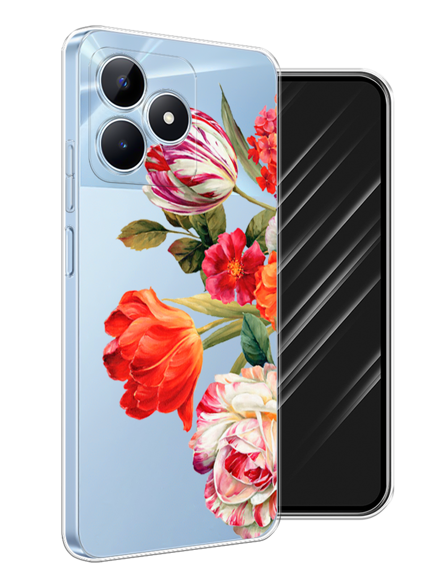 

Чехол Awog на Realme C60 "Весенний букет", Красный;розовый;зеленый, 2516550-1