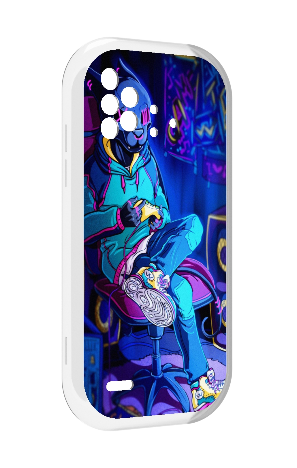 

Чехол MyPads киберпанк игрок для UMIDIGI Bison X10 / X10 Pro, Прозрачный, Tocco