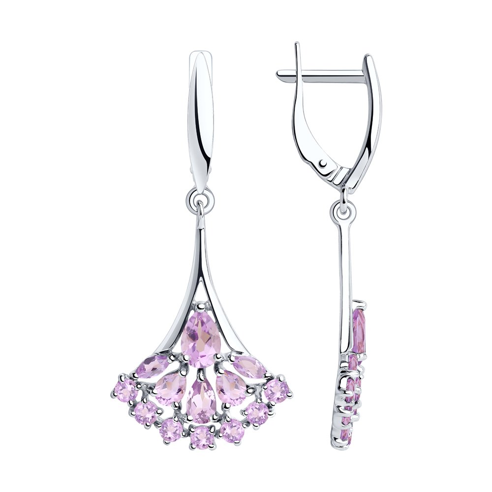 

Серьги из серебра с аметистом SOKOLOV 92022072