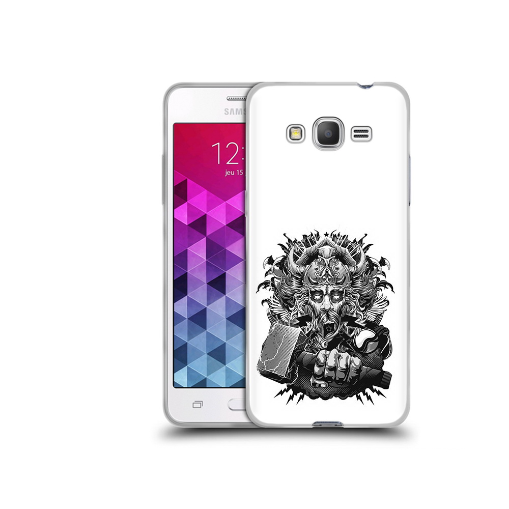 

Чехол MyPads Tocco для Samsung Galaxy Grand Prime злой тор, Прозрачный, Tocco