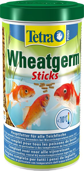 фото Плавающий корм для прудовых рыб tetra pond wheatgerm sticks, 1л