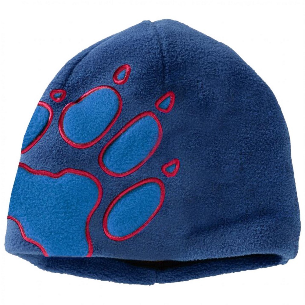 фото Шапка детская jack wolfskin front paw hat kids royal blue