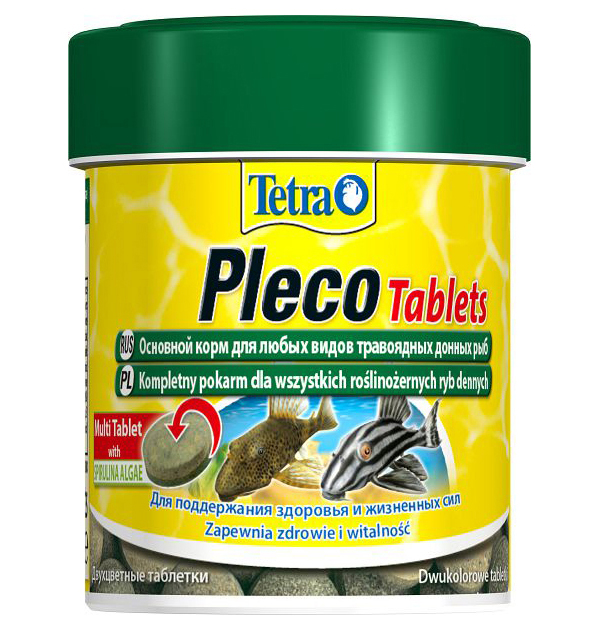 фото Корм для аквариумных рыбок tetra pleco tablets таблетки, 120 шт