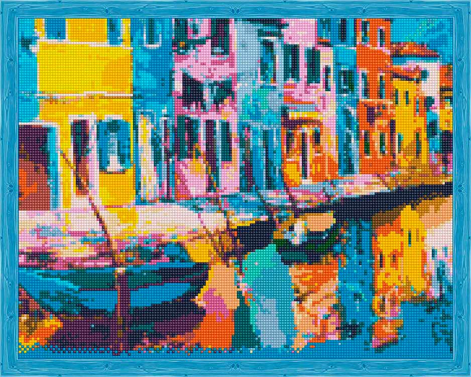 

Алмазная вышивка Цветной «Радужная Венеция»