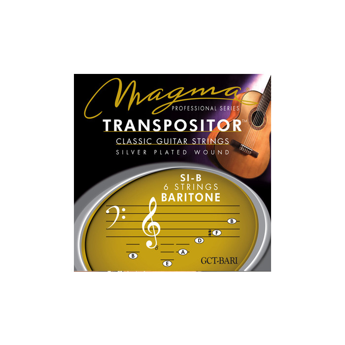 Комплект струн для классической гитары Magma Transpositor GCT-BARI