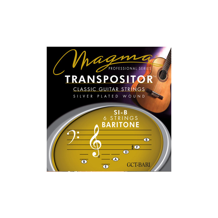 

Комплект струн для классической гитары Magma Transpositor GCT-BARI